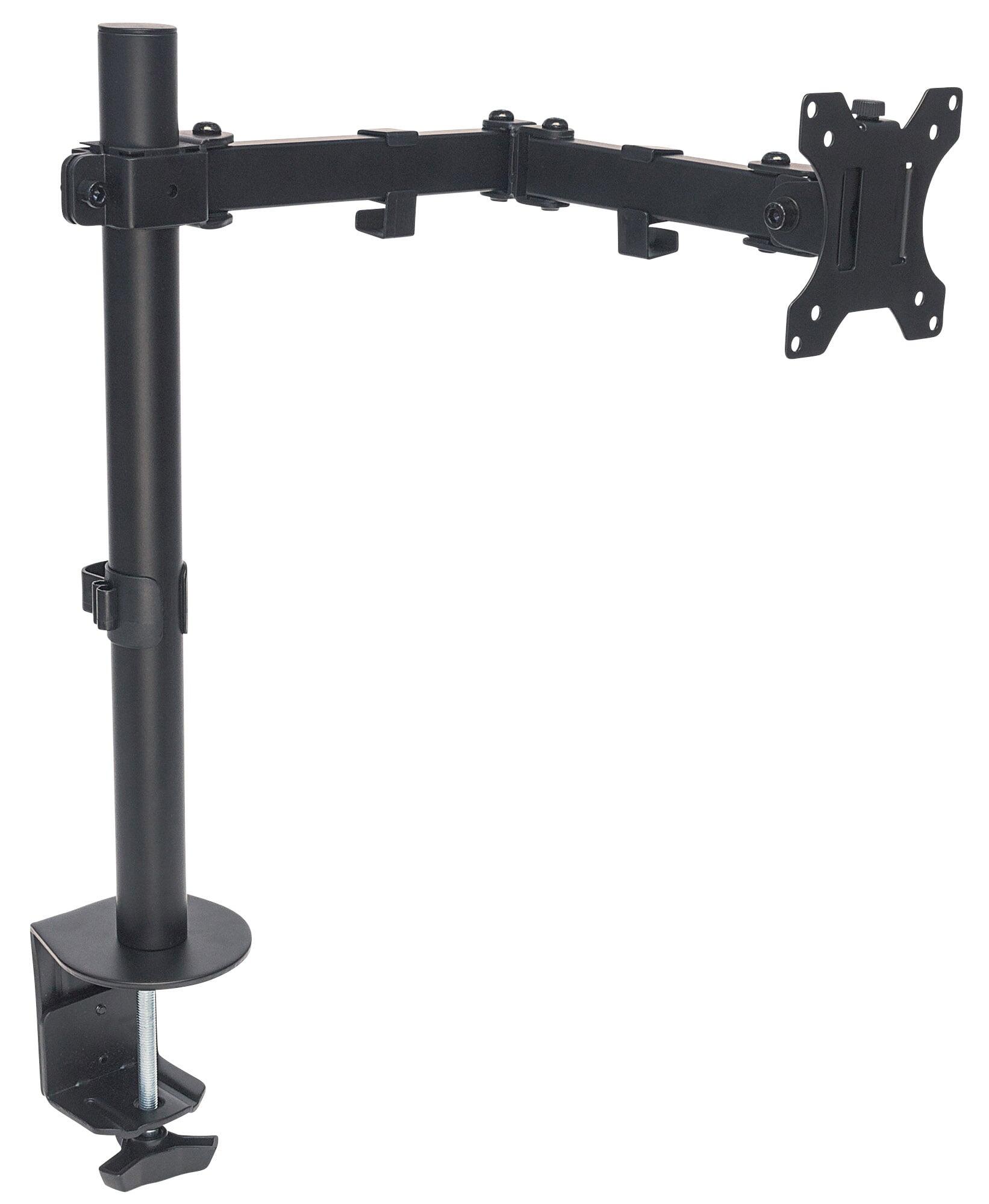 Supporto da Scrivania per Monitor 13-32'' Doppio Snodo di Regolazione