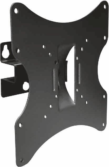 Supporto a Muro Inclinabile per TV 17-42'' Nero