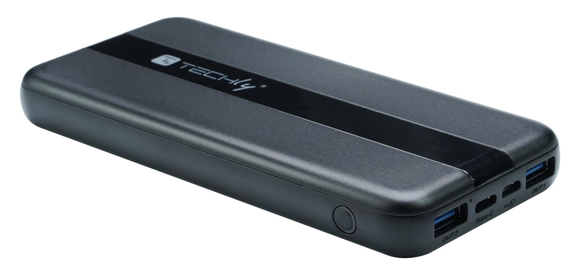 Power Bank  Smartphone 10000 mAh 20W USB-C™ 3 Porte Output con Cavo