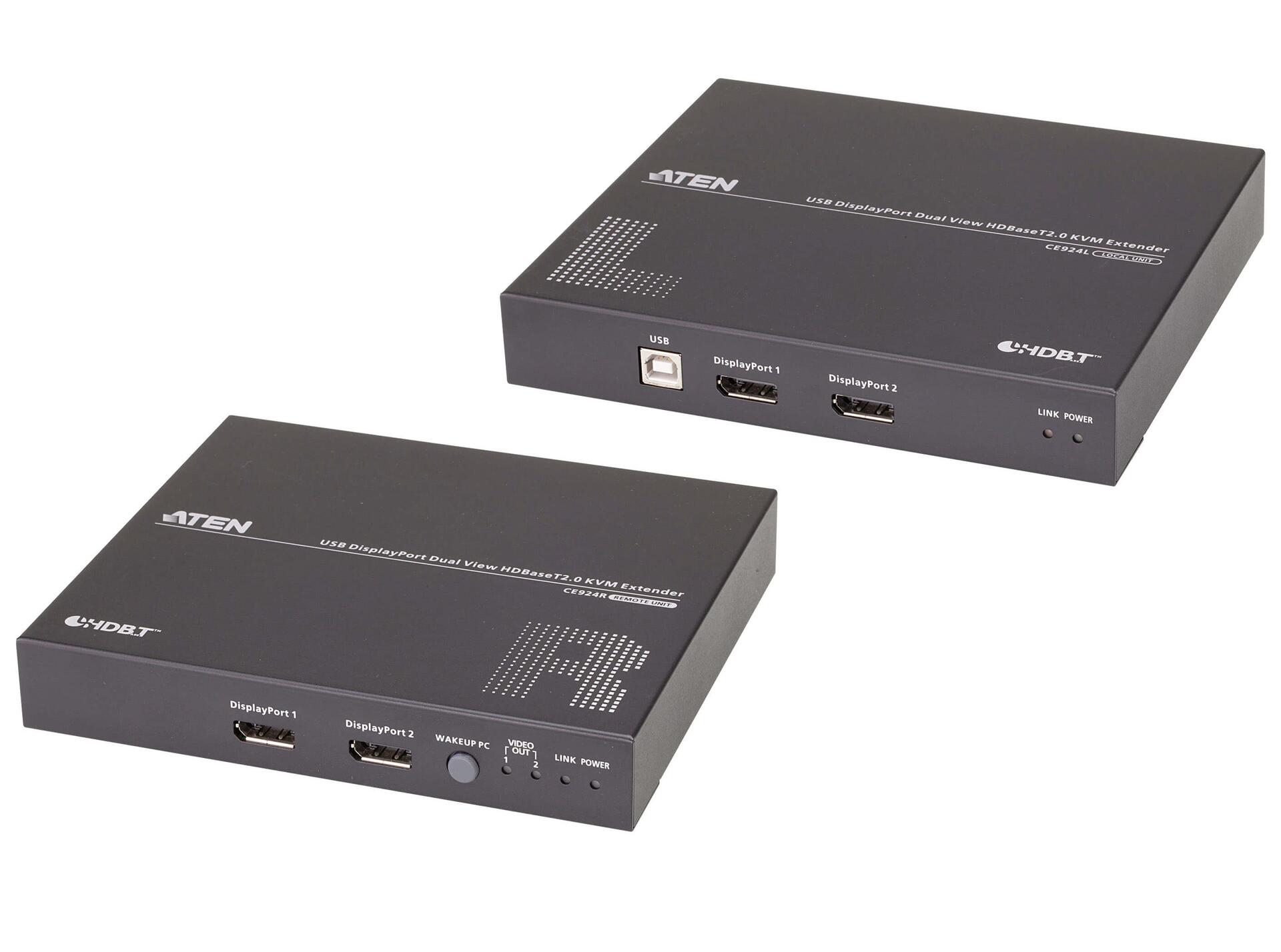 Estensore KVM USB DisplayPort Dual View HDBaseT™ 2.0, CE924
