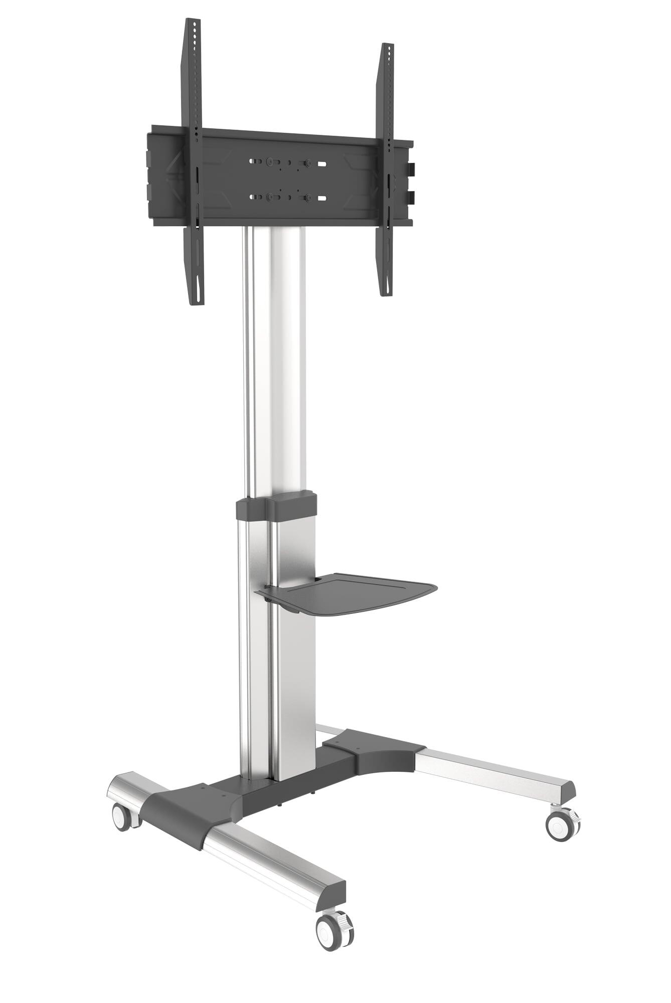 Supporto a Pavimento con una Mensola Trolley TV LCD/LED/Plasma 50-92''