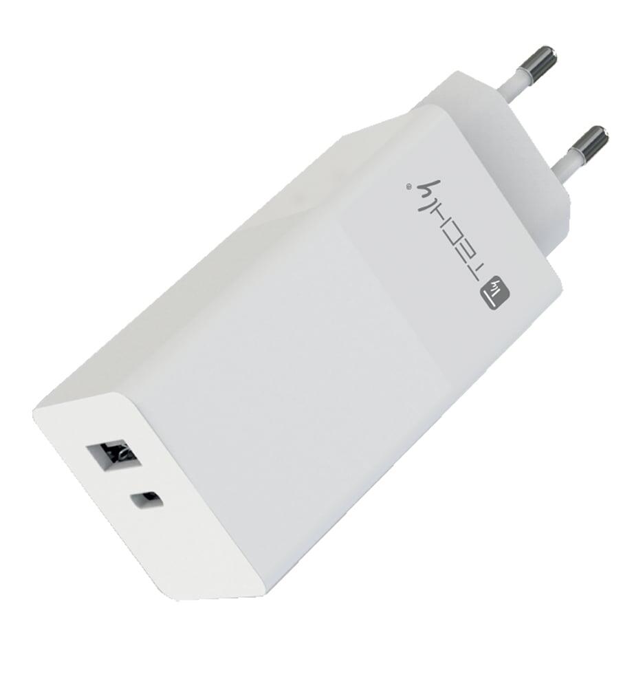 Caricatore Alimentatore USB-C™ e USB-A da Muro 100W per Smartphone o Tablet