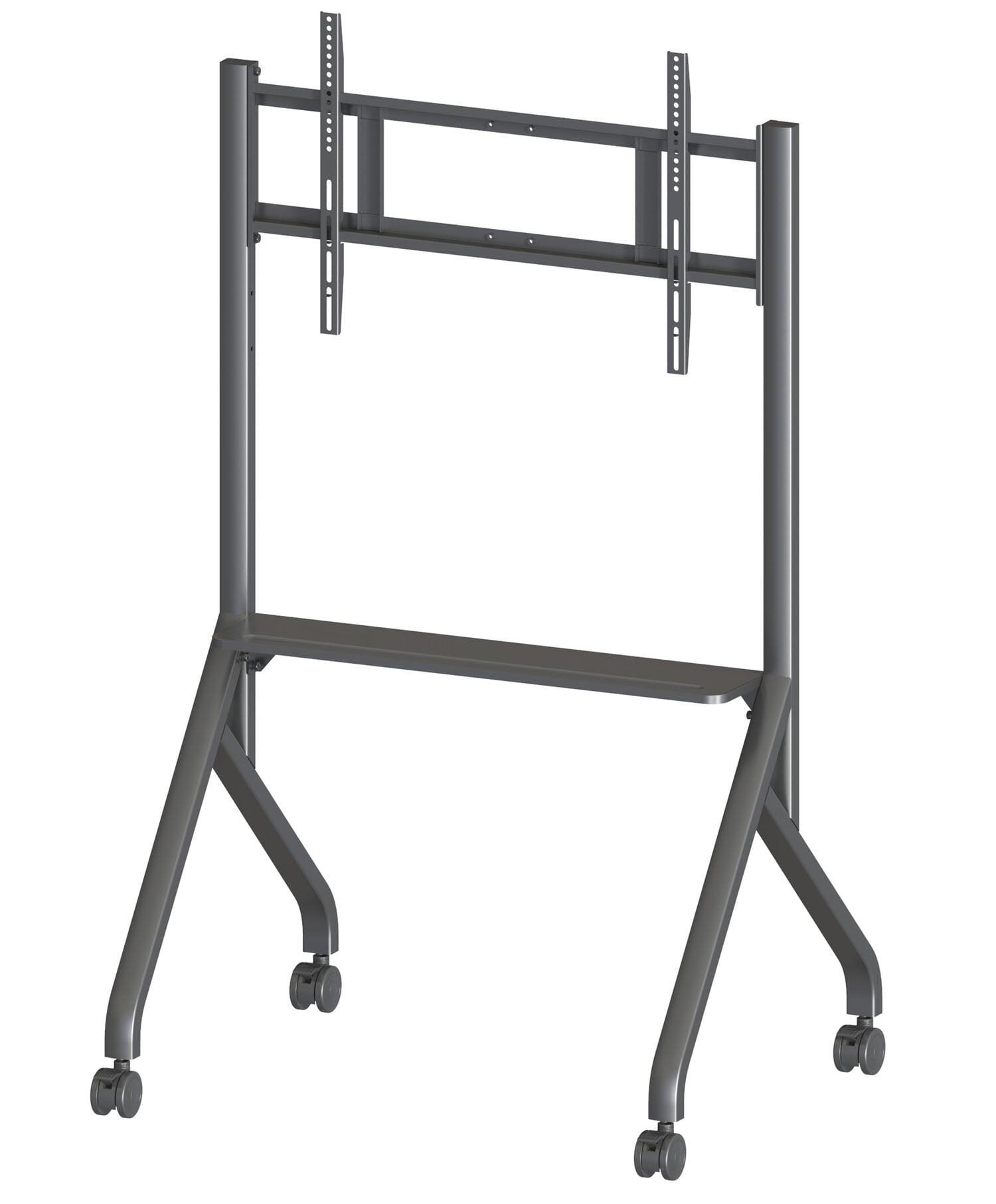 Supporto Mobile da Pavimento Multifunzione per TV LCD/LED/Plasma 65-100'' Nero