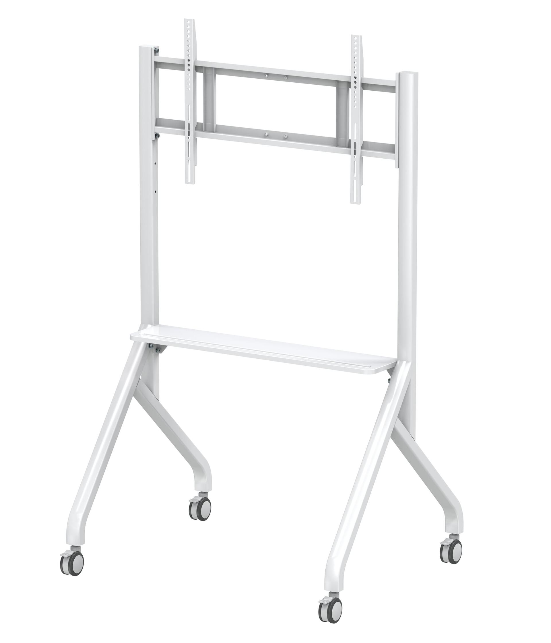 Supporto Mobile da Pavimento Multifunzione per TV LCD/LED/Plasma 65-100'' Bianco