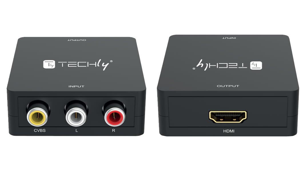 Mini Convertitore Video Composito a HDMI 720p 1080p con Cavo USB