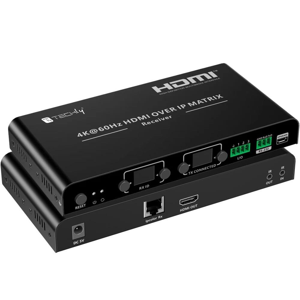 Ricevitore per Matrix Extender HDMI Over IP 4K su Cavo Cat.6 fino a 120m