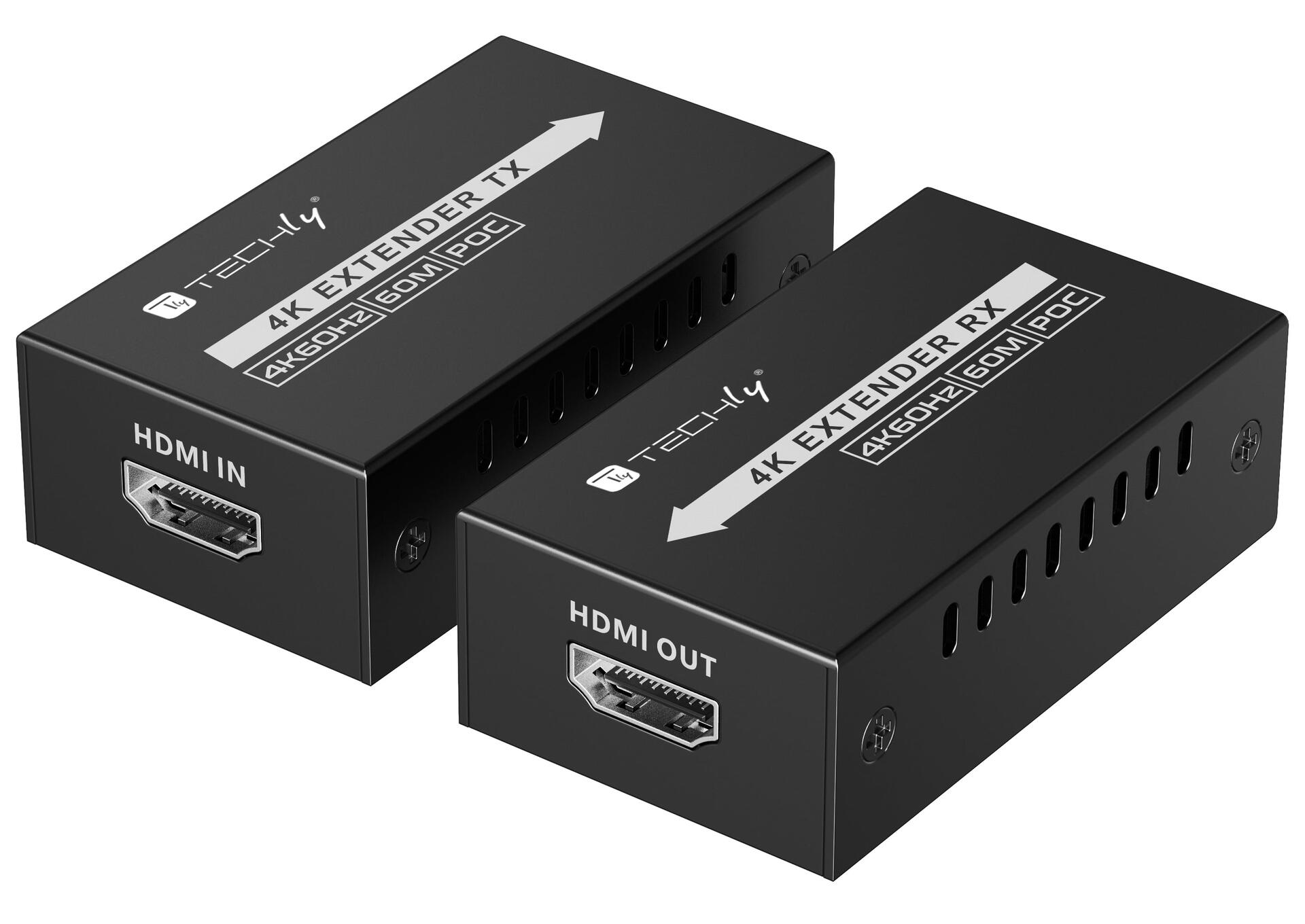 Extender HDMI™ 4K@60Hz fino a 60m con Tecnologia PoC
