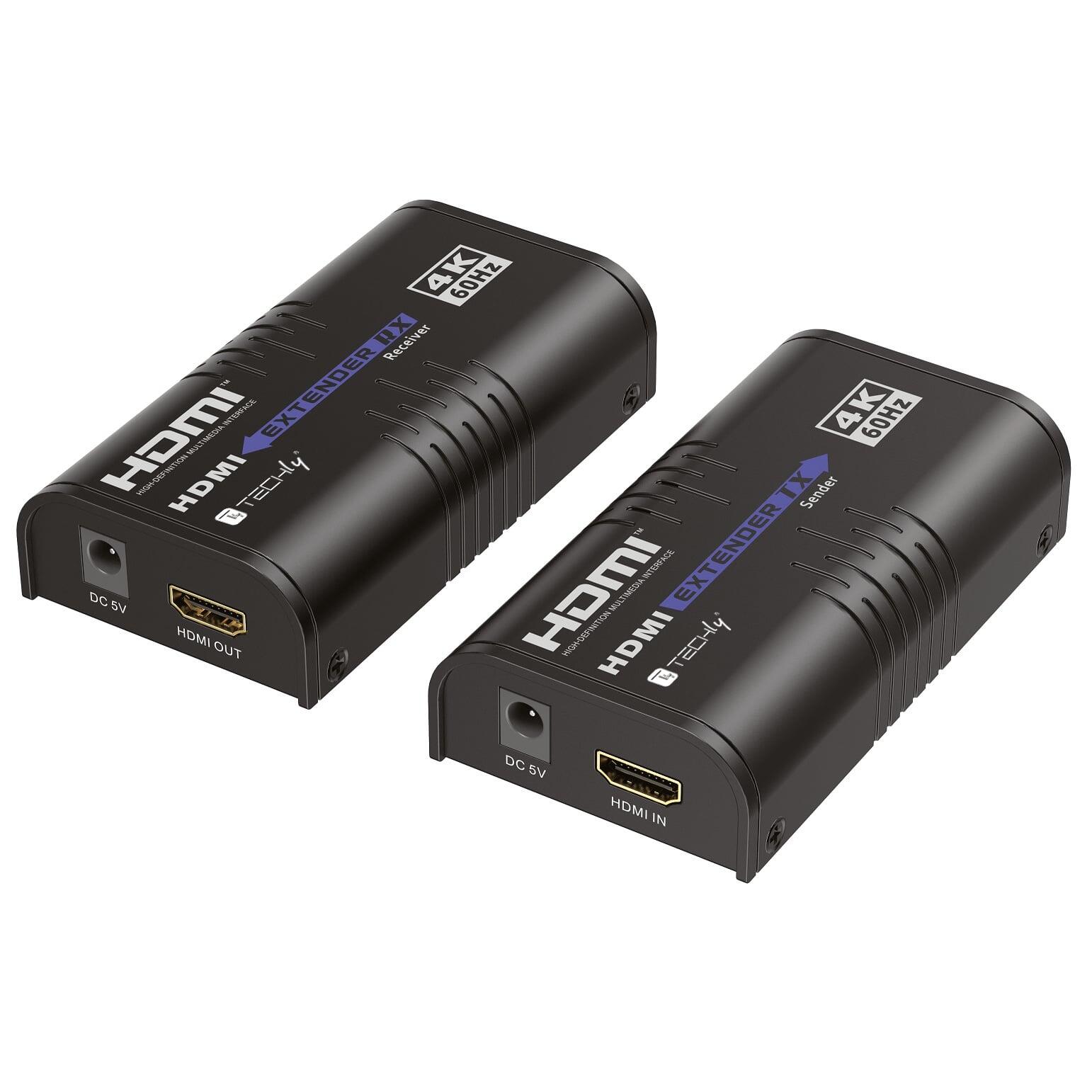 Extender HDMI over IP 4K@60Hz su Cavo Cat.6 fino a 120m