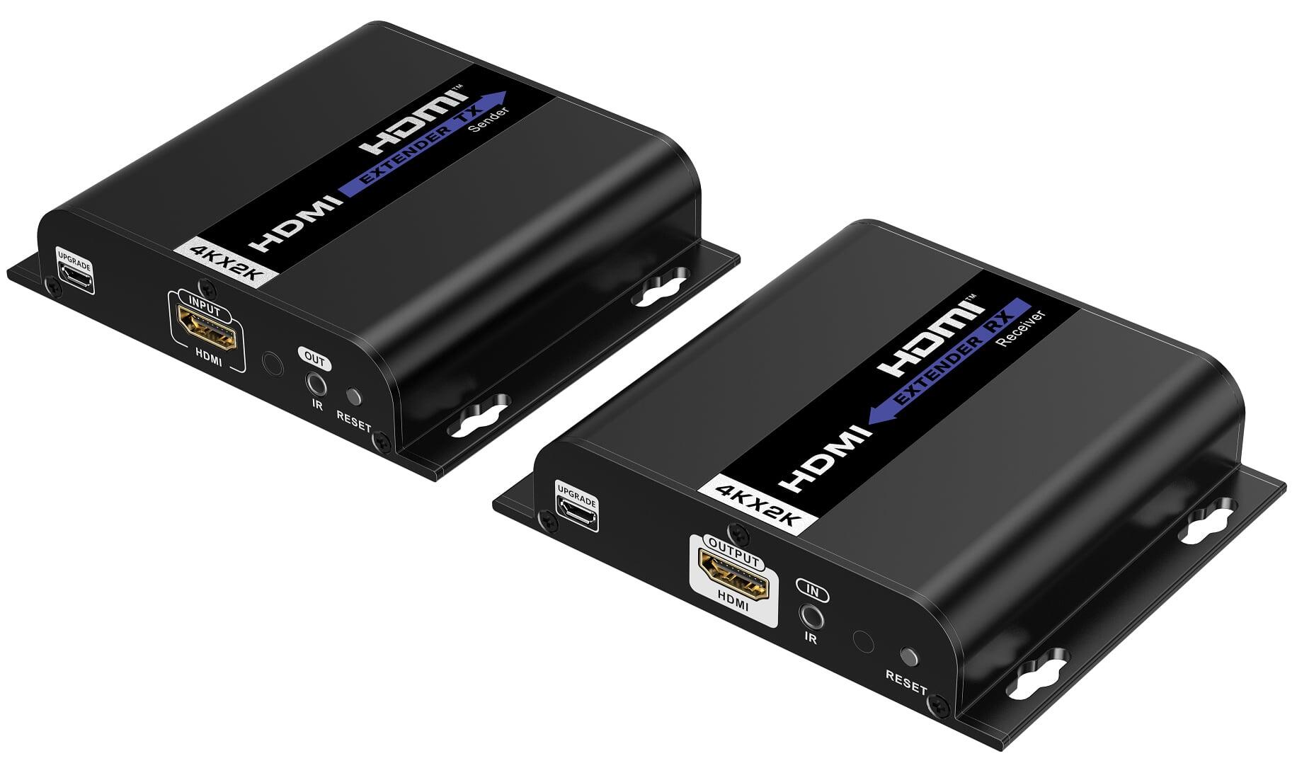 Extender HDMI over IP con PoE IR 4K UHD su Cavo Cat.6 fino a 120m