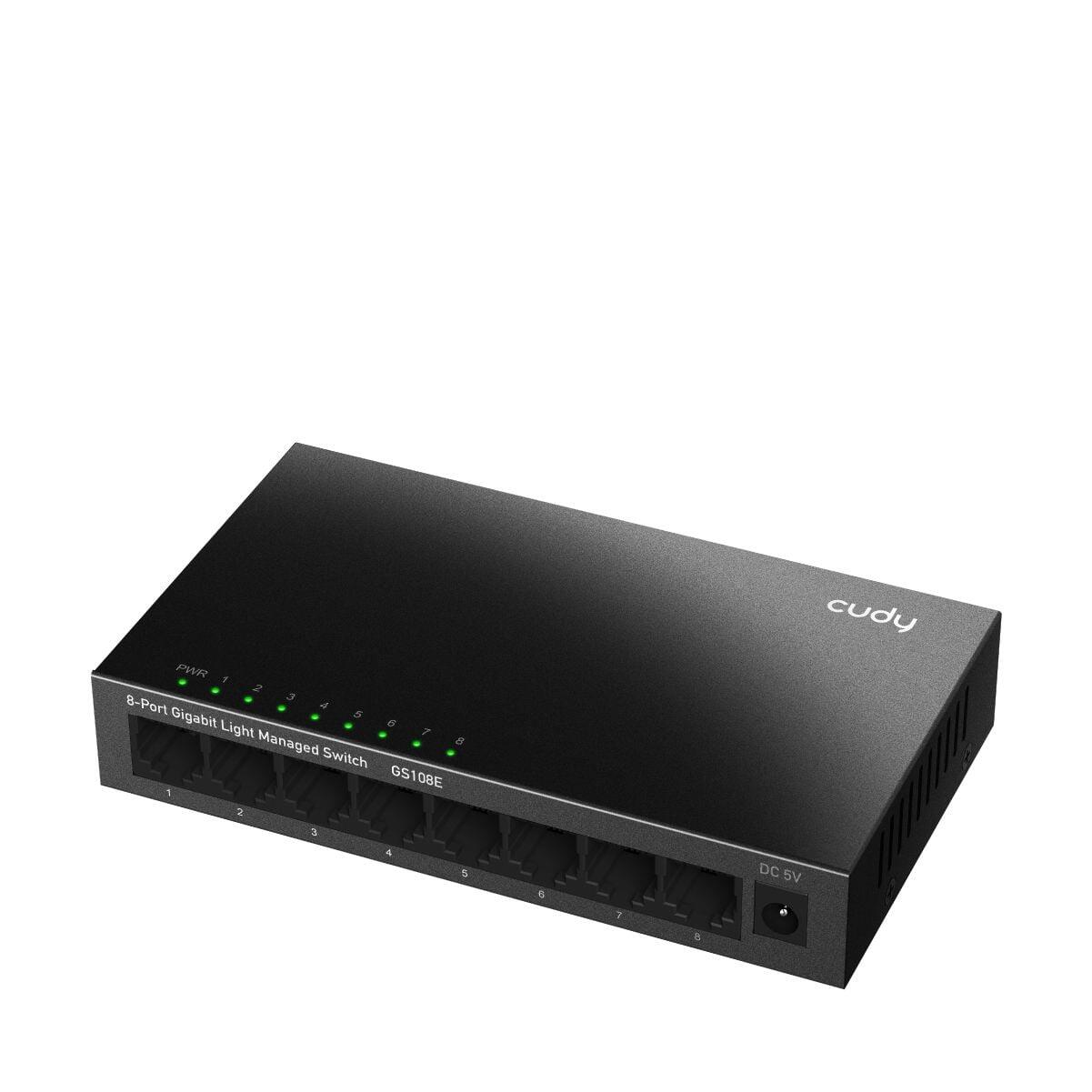 Switch 8 Porte Gigabit Web Managed, GS108E