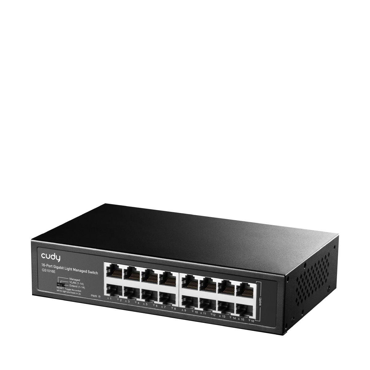 Switch 16 Porte Gigabit Web Managed, GS1016E