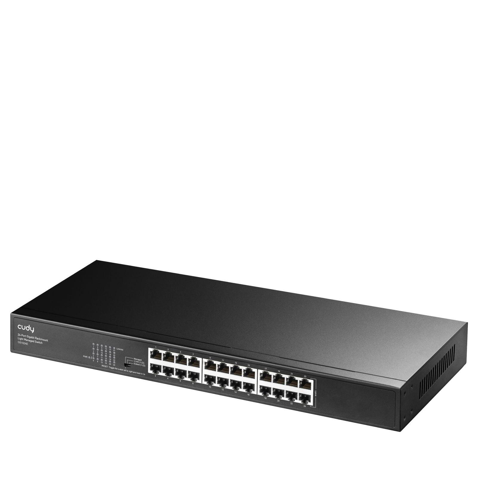 Switch 24 Porte Gigabit Web Managed, GS1024E