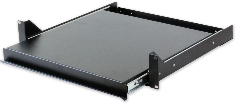 Mensola Estraibile per Rack Porta Tastiera 2U Nera