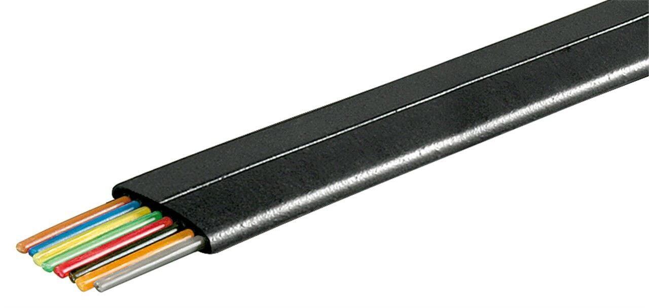 Cavo Telefonico Cavo 8 poli 100 m Nero