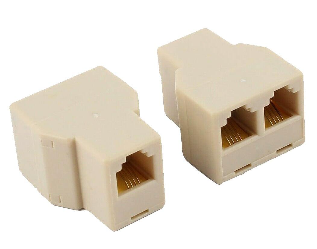 Accoppiatore telefonico 2x 6P6C F a 6P6C F