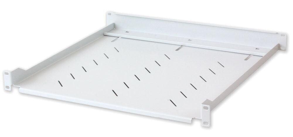 Mensola per Rack 19'' 600 mm 2U Grigia 4 punti