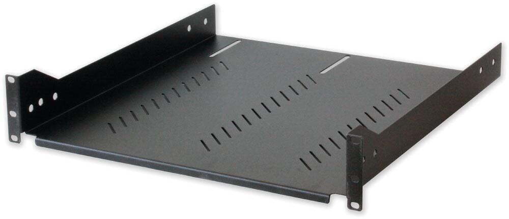 Mensola per Rack 19'' 470 mm 2U Nera 4 punti