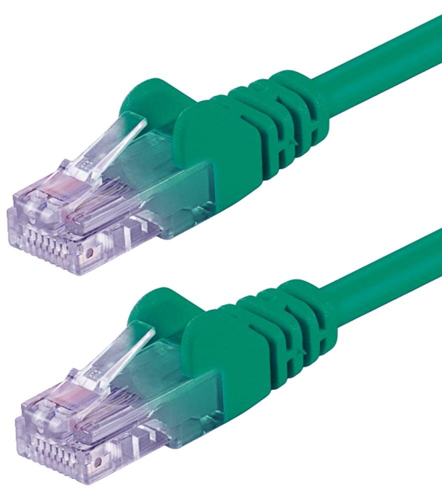 Cavo di rete Patch in Rame Cat. 5e Verde UTP 3 m