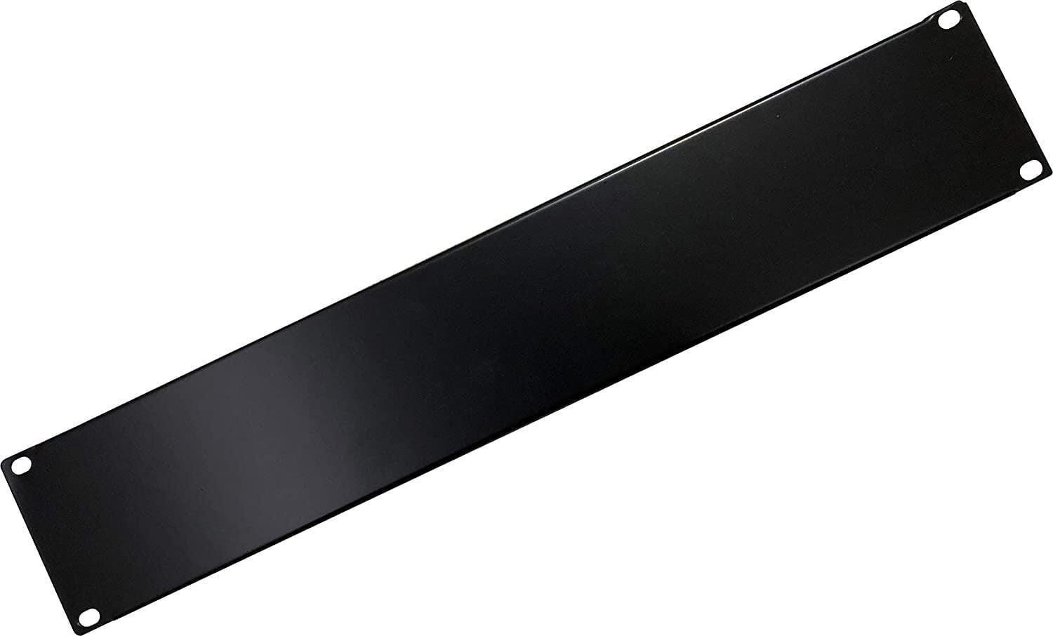 Pannello Cieco per Armadi Rack 19'' Nero 2 Unità