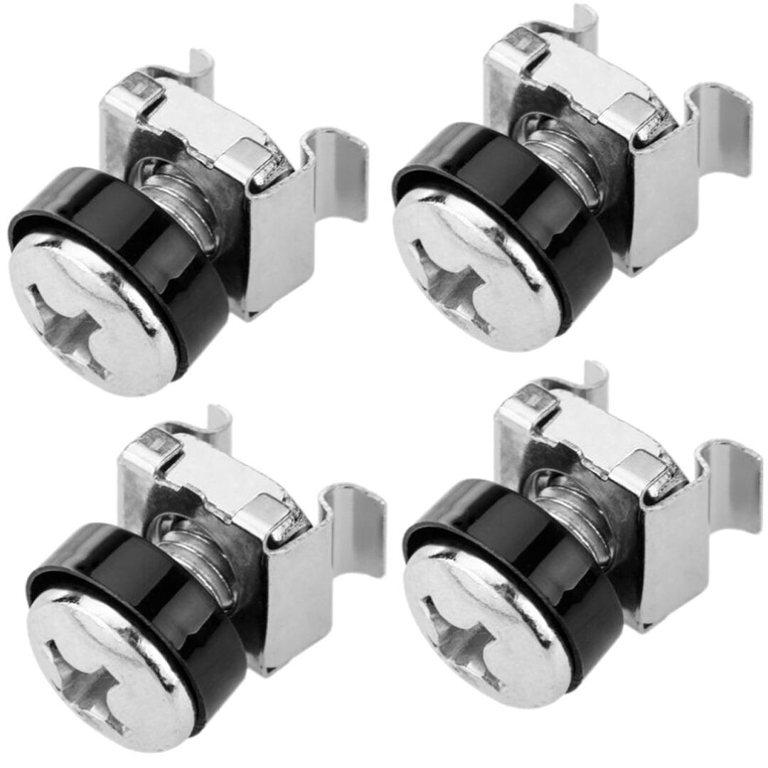 Kit Set 50 Viti 50 Dadi e 50 Rondelle per Montaggio Rack Silver