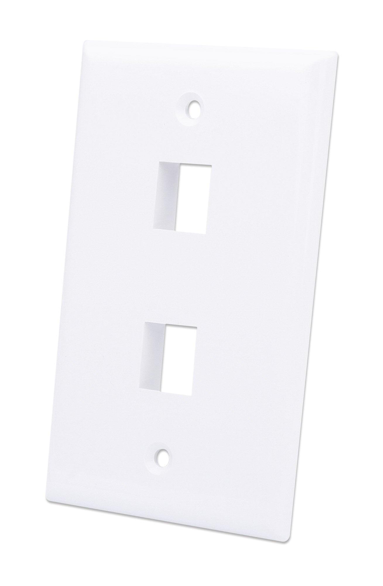 Placca Porta Frutti 2 Posti Mod.503 Bianco
