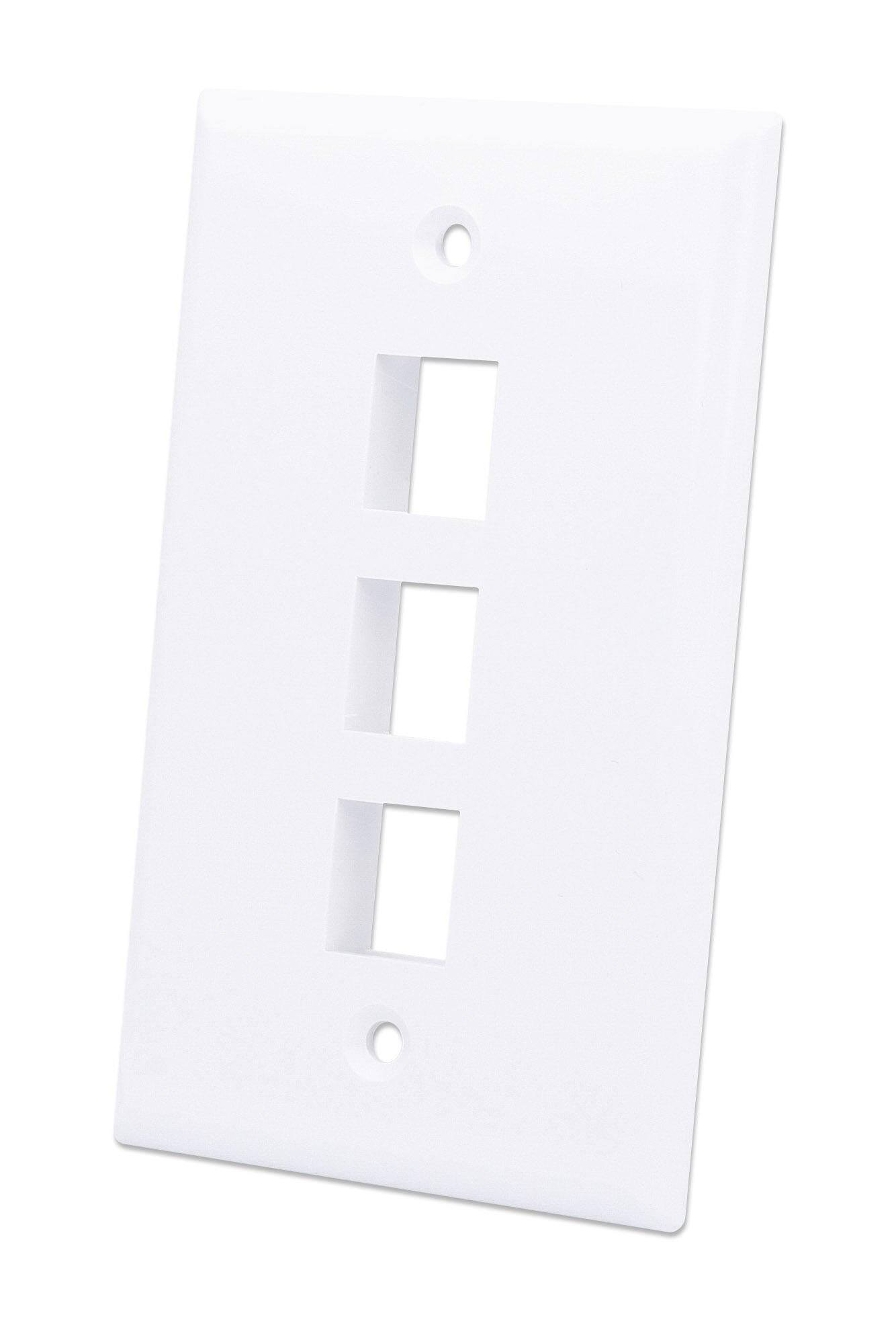 Placca Porta Frutti 3 Posti Mod.503 Bianco