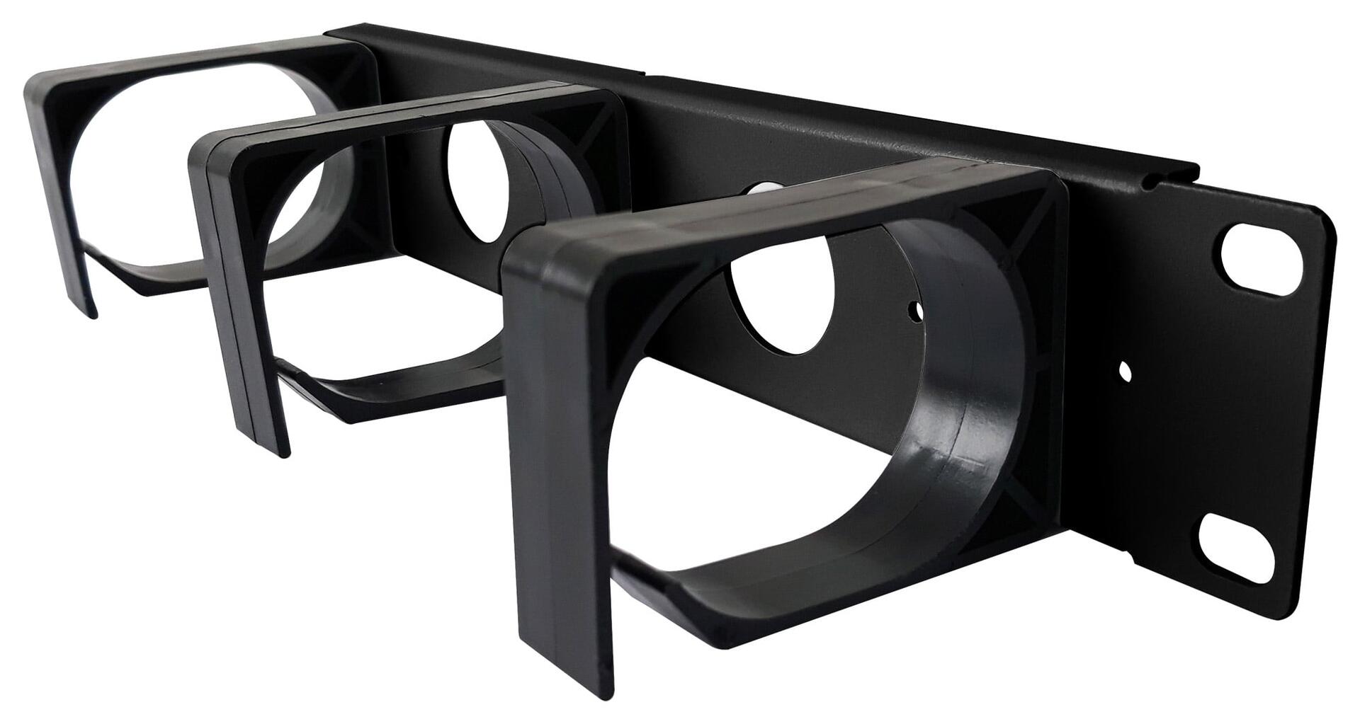 Pannello Passacavi 1U per Armadio 10'' Nero