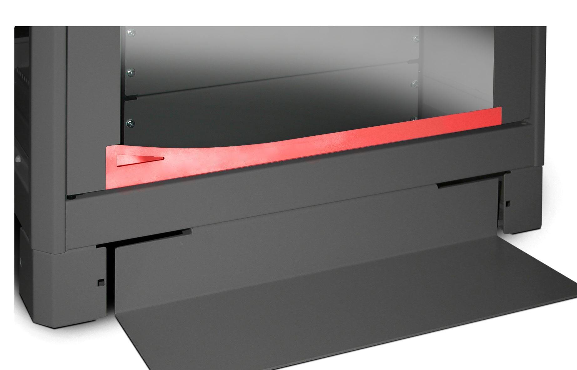 Dispositivo antiribaltamento per armadi 600mm Grigio