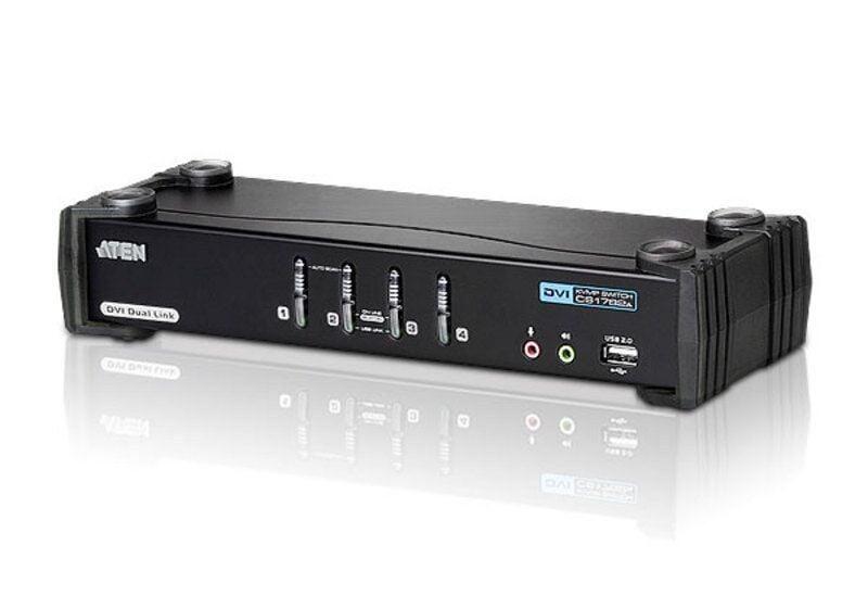 Switch KVMP Dual Link/audio USB DVI a 4 porte CS1784A