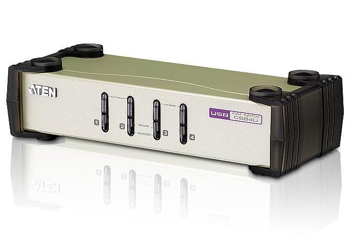 Switch KVM USB/PS2 VGA a 4 porte, CS84U