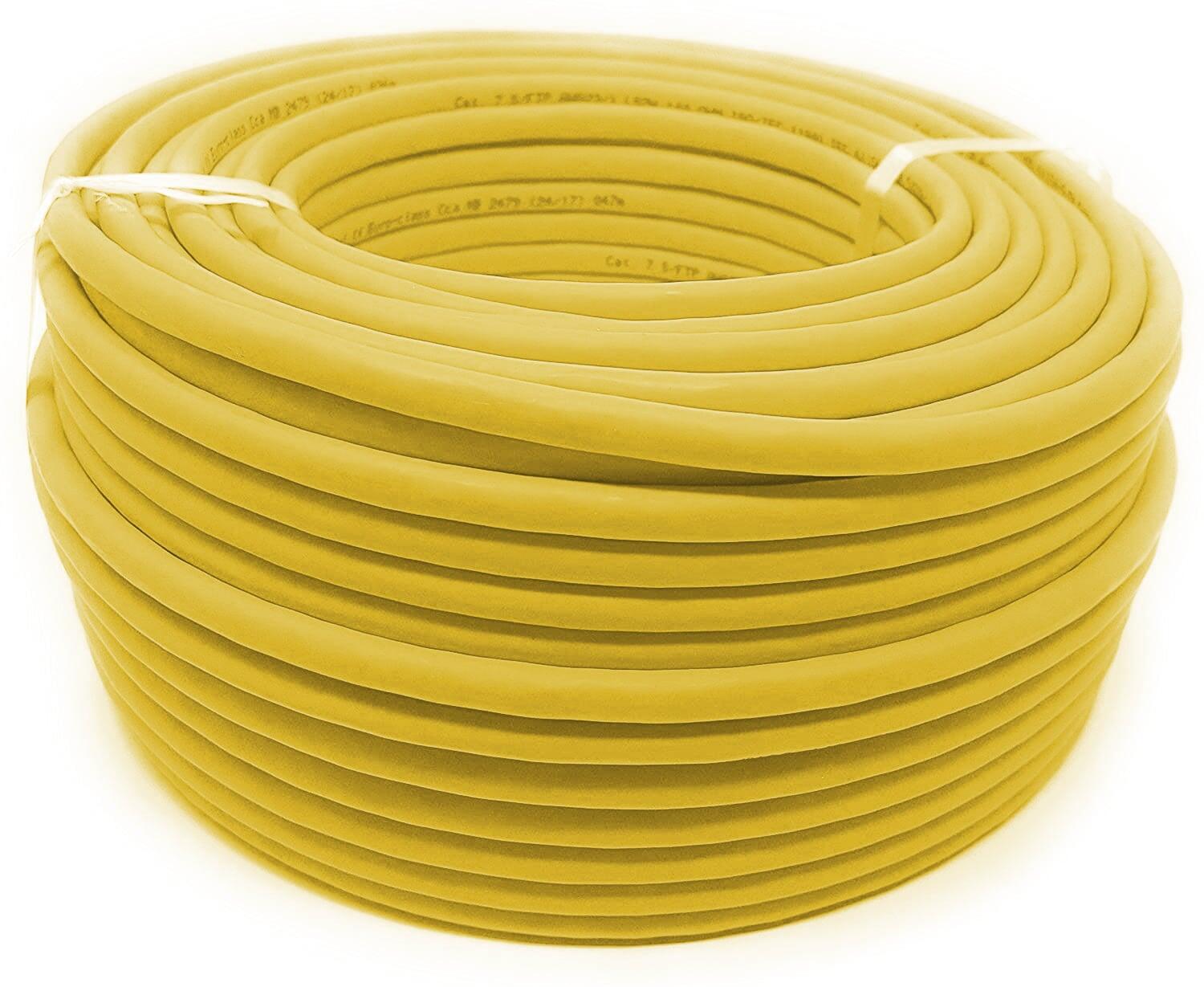 Matassa F/UTP Cavo Cat.5E CCA 100m Flessibile Giallo