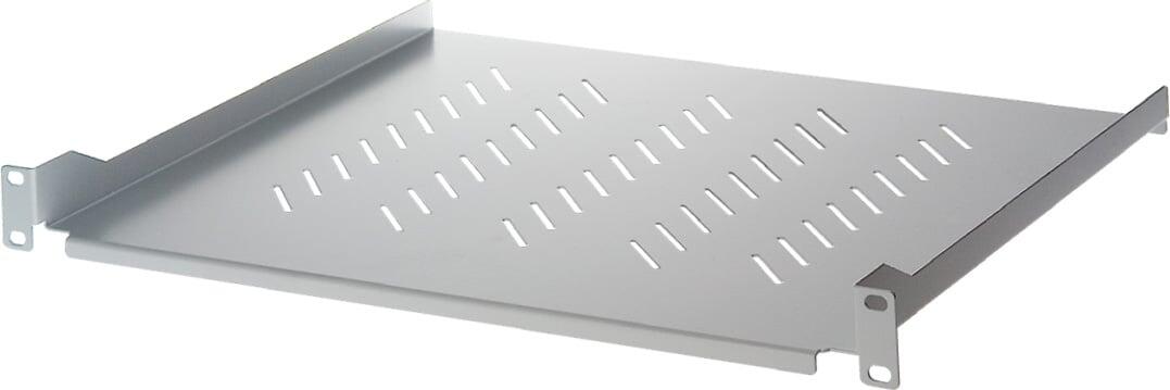 Mensola per Rack 19'' 400 mm 1U Grigia 2 punti