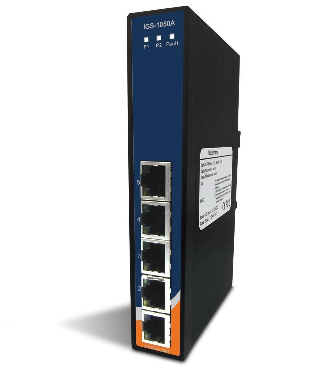 Unmanaged Ethernet Switch Gigabit 5 porte  10/100/1000Base-T(X) Slim