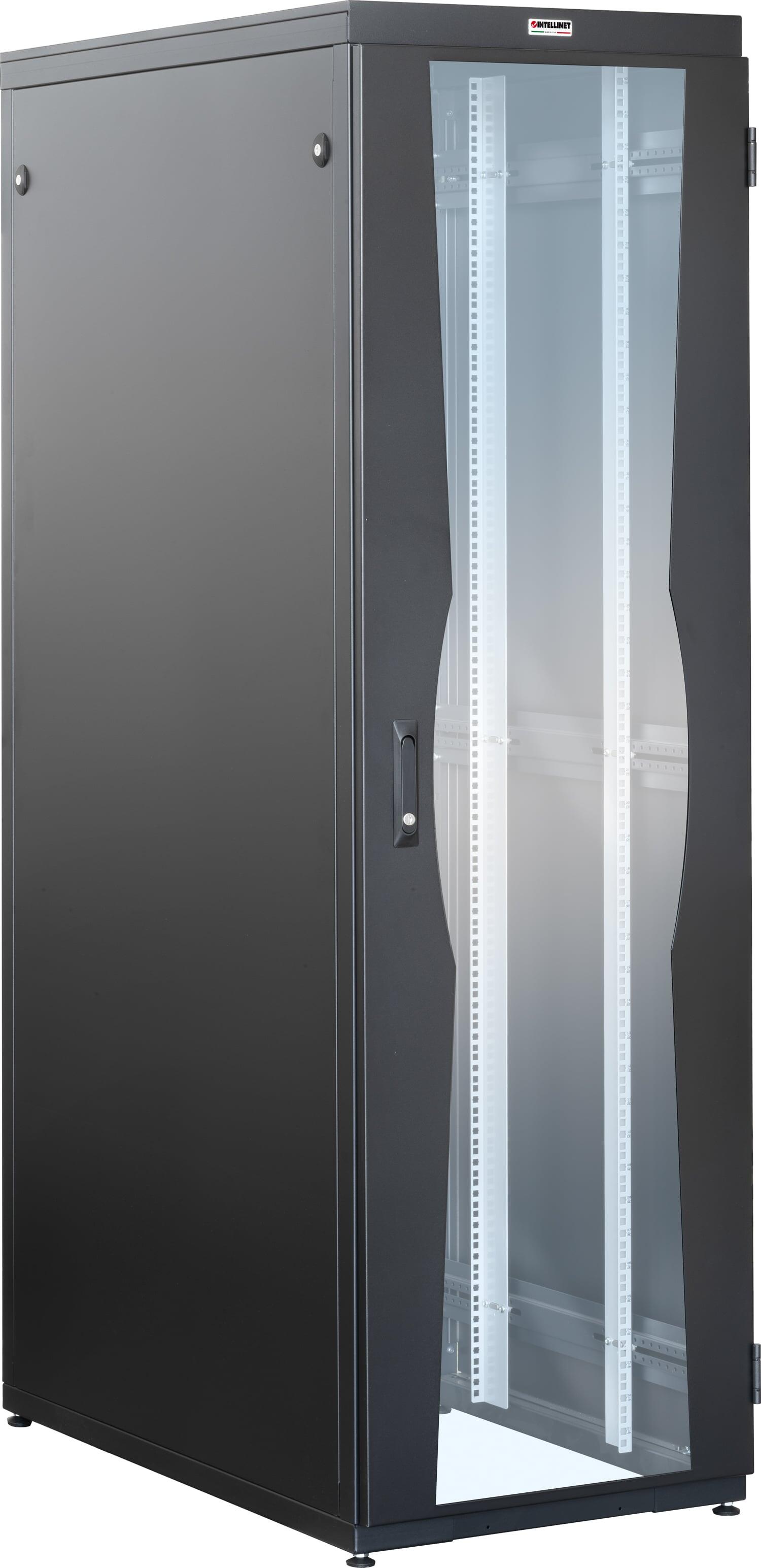 Armadio NetRack 19'' 600x600 42 Unità Nero da Assemblare