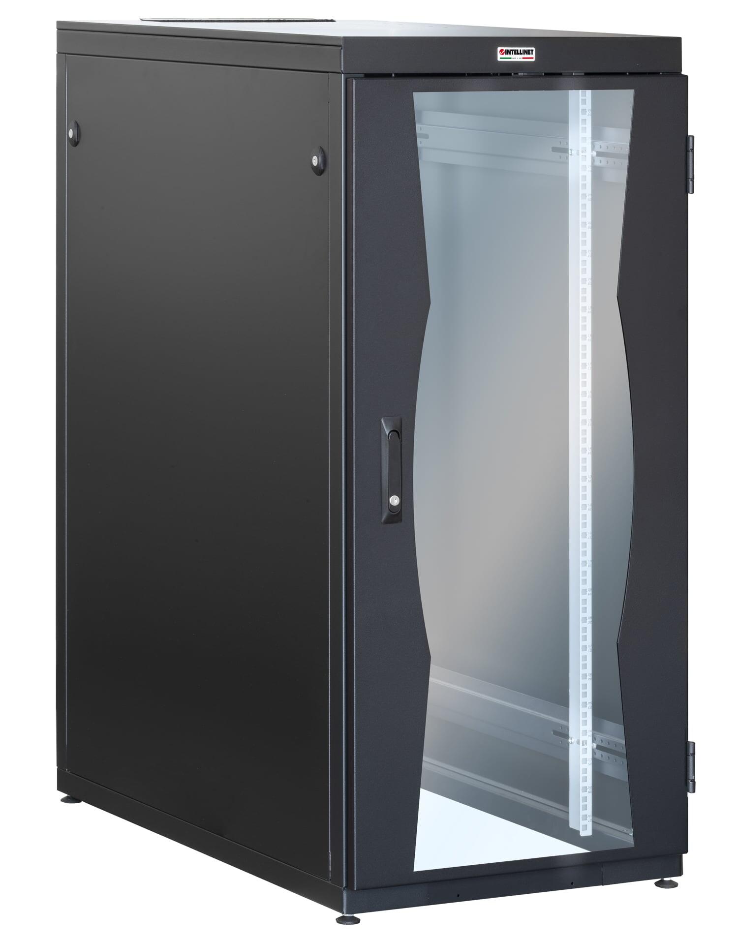 Armadio NetRack 19'' 600x1000 27 Unità Nero da Assemblare