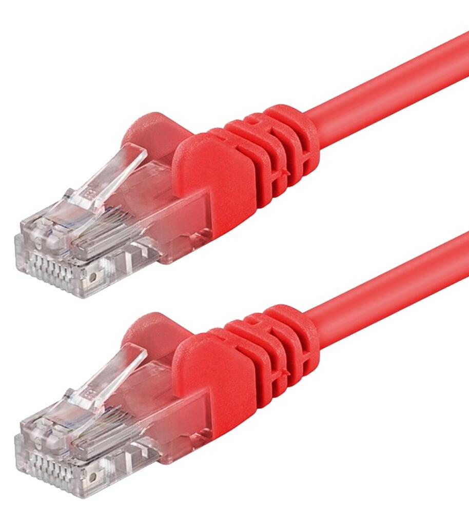 Cavo di rete Patch CCA Cat. 5e Rosso UTP 1,5 m