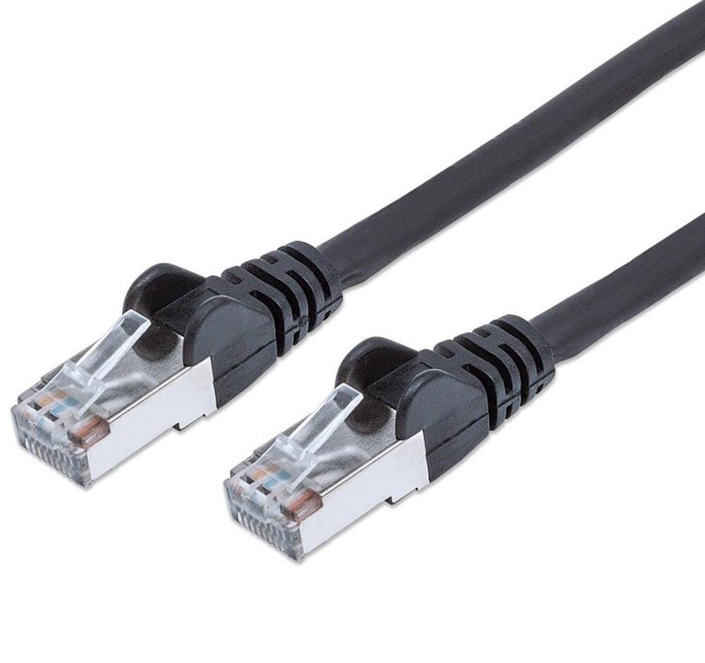 Cavo di rete Patch in rame Cat. 6 Nero SFTP LSZH 1m