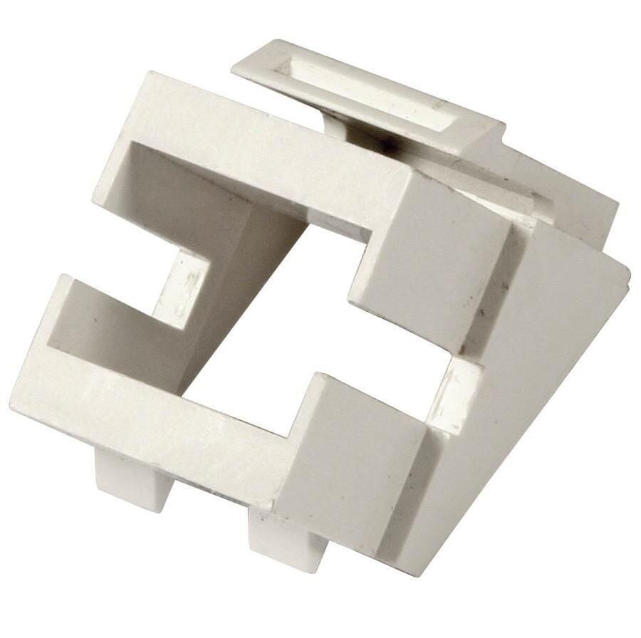 Adattatore Keystone SC/LC Simplex Bianco