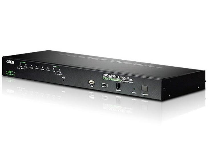 Switch KVM USB-PS2 VGA Over IP 8 Porte con porta USB, CS1708I