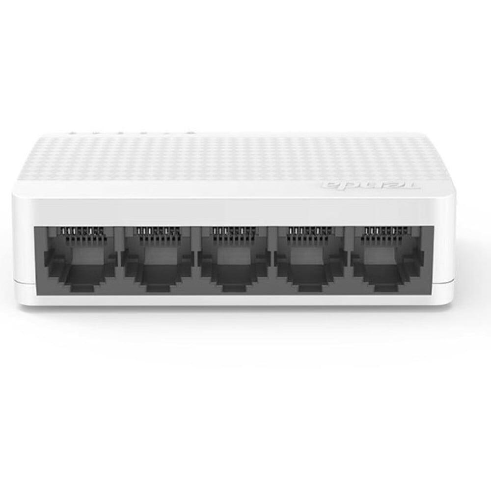 Switch Ethernet Desktop Compatto 5 Porte 10/100 Mbps Bianco, S105