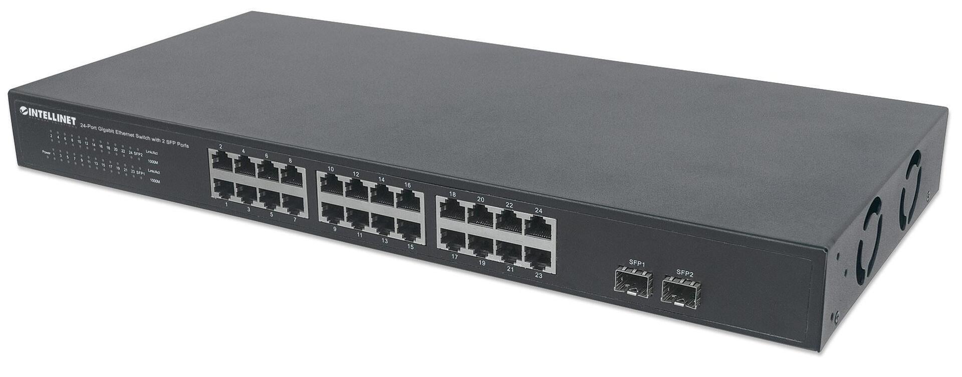 Switch Gigabit Ethernet 24 Porte + 2 Porte SFP
