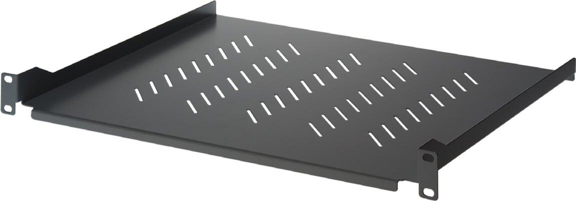 Mensola per Rack 19'' 400 mm 1U Nera 2 punti