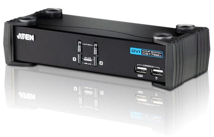 Switch KVM USB DVI a 2 Porte con Audio e Hub USB, CS1762A