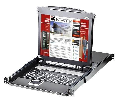 Switch KVM USB-PS2 VGA 8 Porte con LCD 17'' e Porta USB, CL5708M