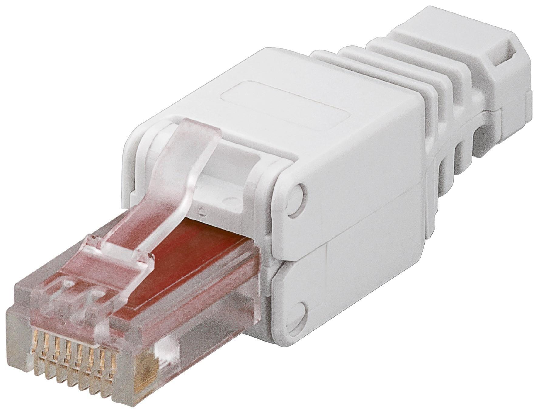 Plug Cat.6 RJ45 Toolless con Copriconnettore