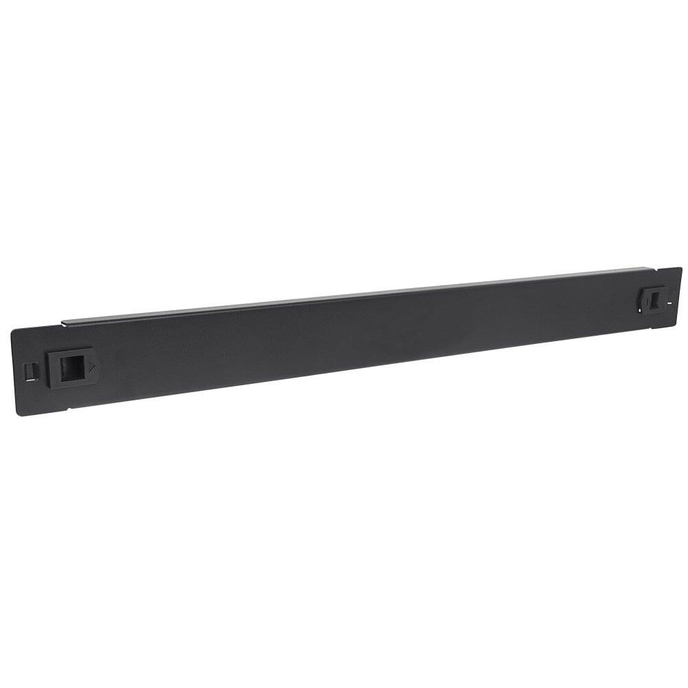 Pannello Cieco Toolless a Clip per Armadi Rack 19'' 1U Nero