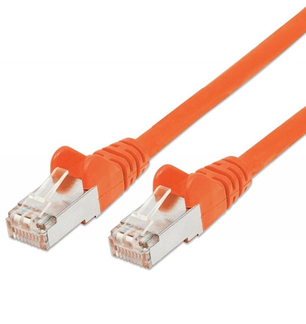 Cavo di rete Patch in rame Cat. 6 Arancione SFTP LSZH 1m