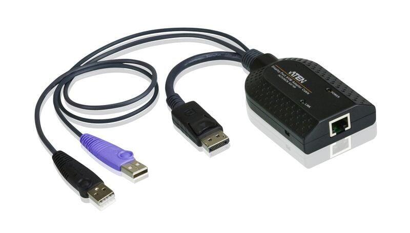 Adattatore KVM USB DisplayPort Virtual Media con supporto Smart Card KA7169