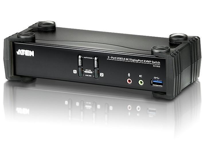 Switch KVMP 4K DisplayPort a 2 porte USB3.0, CS1922