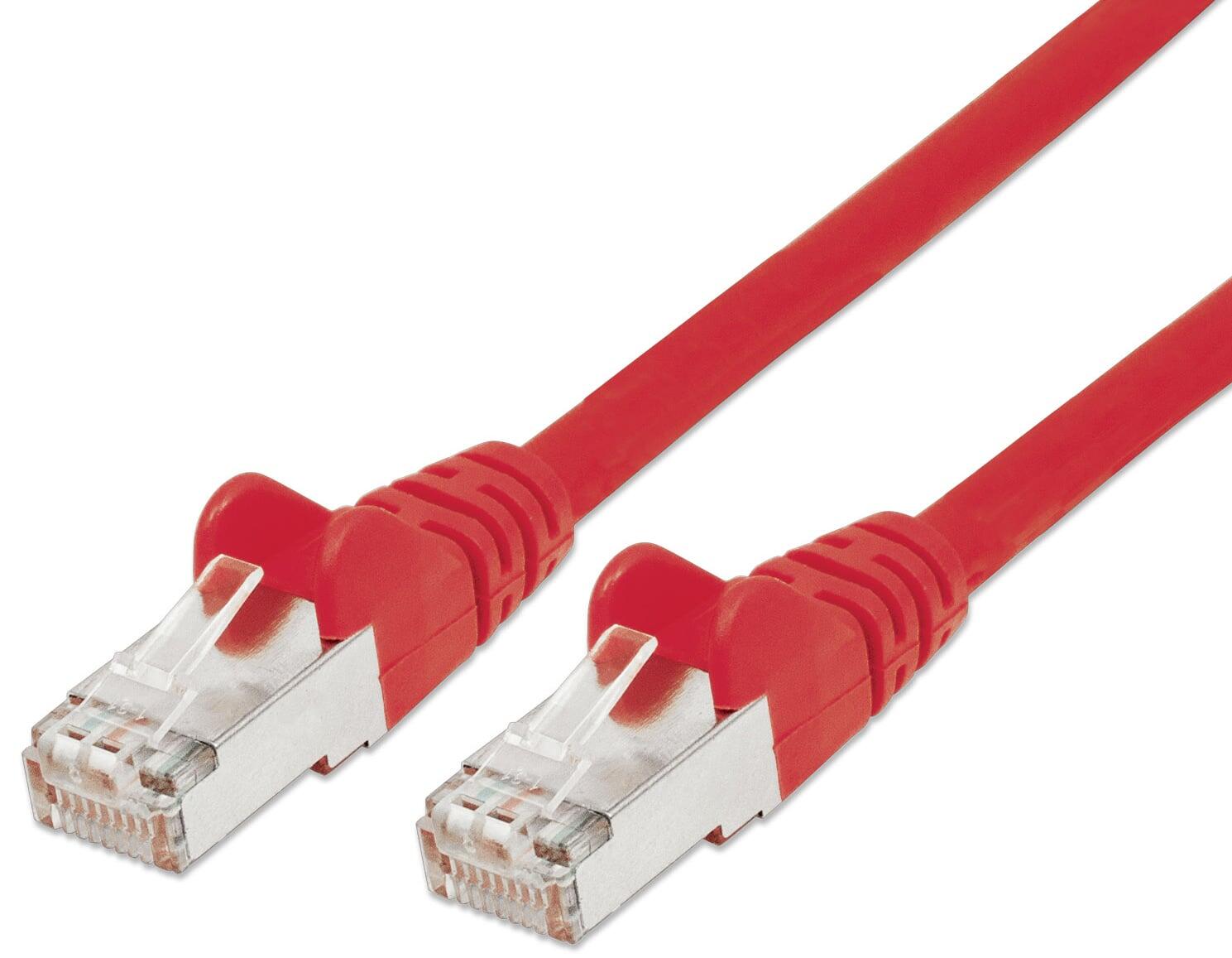 Cavo di rete Patch in rame Cat. 6 Rosso SFTP LSZH 10m